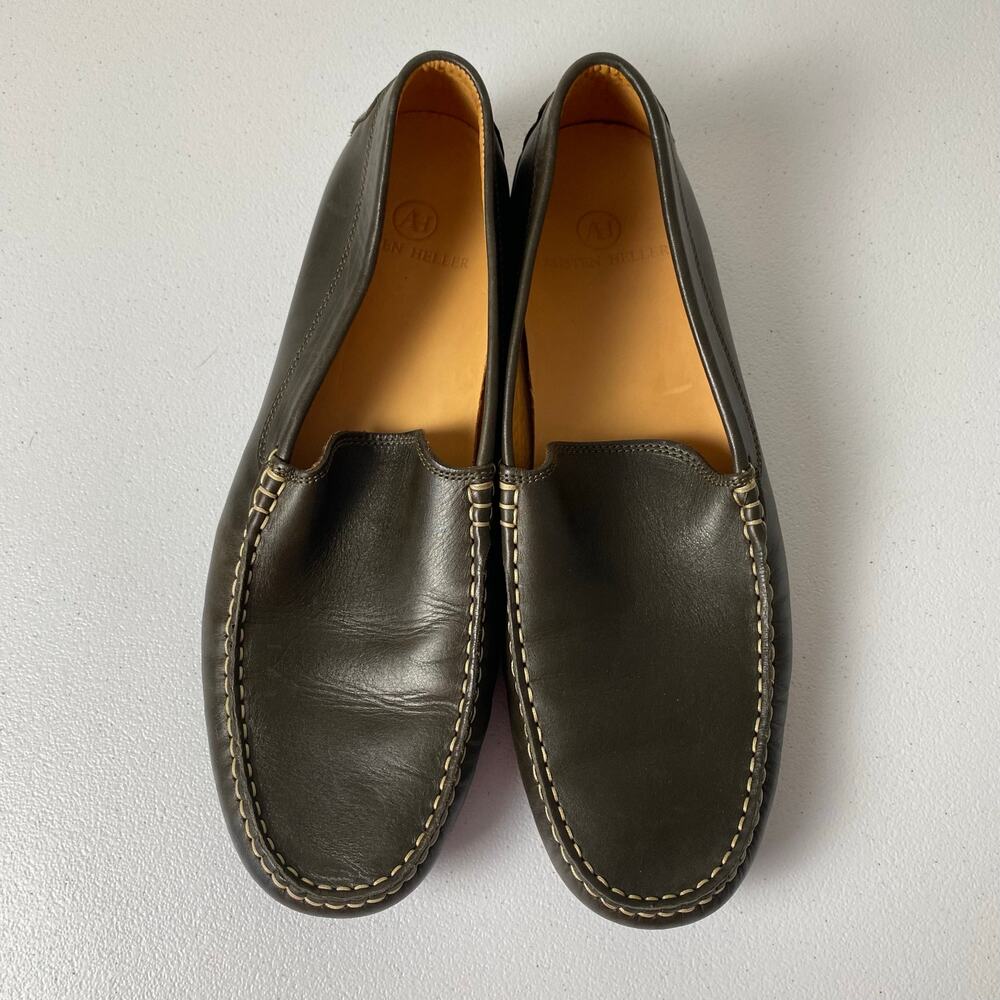 Austen Heller Men's Sz 10.5 Whaler Leather Loafers Slip On Comfort Shoes 8220 - Picture 6 of 14